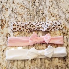 Set Of 3 Baby Head Bands, Like New, Never Worn Baby Hair Jewellery, Head Bands, 3rd Baby, Baby Head, Kids Hair Accessories, Kids Accessories, Kids Shop, Hair Accessories, Like New