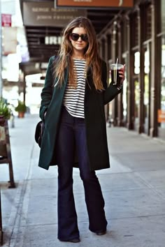 City Style, Denim Flares, Mode Vintage, Inspiration Mode