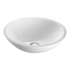 a white bowl sink on a white background