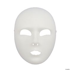 The perfect canvas for horror, creatures, masquerades, or phantoms! White plastic face mask. One size fits most 12 and up. Face Mask Party, Princess Protection Program, Face Mask Halloween, Blue Face Mask, White Face Mask, Discount Illustration, White Mask, Boy Halloween Costumes, Mask Halloween