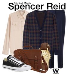 an image of a man's outfit and shoes with the words spencer reed on it