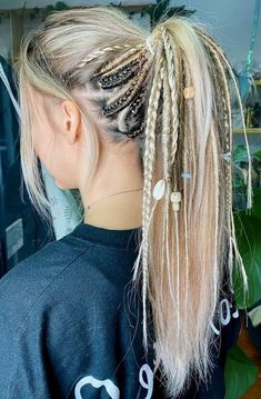 Warm Blond, Synthetic Dreadlocks Extensions, Dreadlocks Extensions, Dread Braids, Synthetic Dreadlocks, Synthetic Dreads, Dread Hairstyles, Summer Hairstyles For Medium Hair