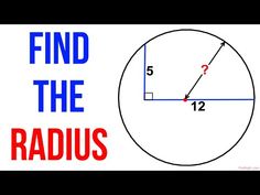 the diagram shows how to find the area in the circle and what is inside it