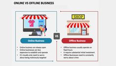 the differences between online and offline business