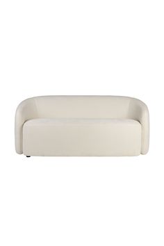 White Minimalist Sofa | DF Len | Dutchfurniture.com Small White Sofa, Bean Bag Table, Hotel Inspiration, Minimalist Sofa, Dutch Furniture, White Sofa, Decorative Wall Sconces, White Upholstery, Side Table With Storage