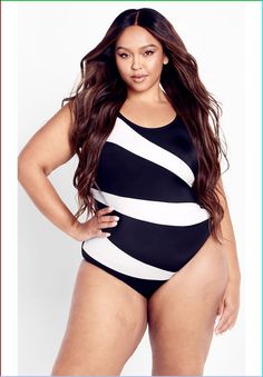 Tropics Spliced 1-Piece SwimsuitJERSEY KNITMACHINE WASHImported | Plus Size Women's Tropics Spliced 1Piece Swimsuit by Avenue in Black (Size 20) Wedge Dress Shoes, Facebook Style, Plus Size Swim, Plus Swimwear, Womens Scrubs, Knit Leggings, Petite Tops, Pajama Bottoms