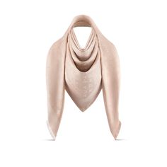 LOUIS VUITTON® - Monogram Classic Shawl - Ecru Louis Vuitton Fabric, Louis Vuitton Shawl, Louis Vuitton Monogram Shawl, Louis Vuitton Scarf, Scarf Ideas, Louis Vuitton Official Website, France Trip, Designer Scarf, Twilly