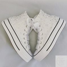 Wedding Sneakers For Bride, Converse Platforms