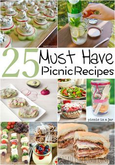 25 must have picnic recipes that are easy to make