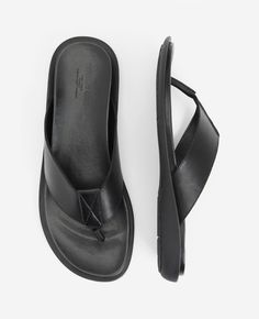 WHAT’S IN IT FOR YOU? Men's slide sandal Easy on-and-off construction Contoured footbed for support Ultra-lightweight and easygoing Rubber grip sole for traction 100% leather Wipe clean Imported | Kenneth Cole | Sand Leather Thong Sandal in Black, Size: 12 Men’s Sandals, Fisher Man, Mens Sandals Beach, Mens Slide Sandals, Big Rock, Men Sandals, Spring Sandals, Leather Thong Sandals, Mens Slides