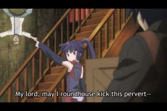 After she does it. LOL Log Horizon Akatsuki Log Horizon, Shiroe Log Horizon, Log Horizon Akatsuki, Akatsuki Cosplay, Log Horizon, Roundhouse Kick, Running Jokes, Cartoon Video Games, I Love Games