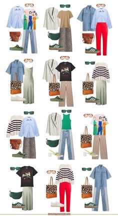 Spring Outfits Eclectic, Frida Kahlo Fashion Inspiration, Classic Funky Style, Colorful Travel Capsule Wardrobe, Funky Feminine Style, Colorful Winter Capsule Wardrobe, Playful Style Outfits, Summer Outfits Eclectic, Artsy Capsule Wardrobe