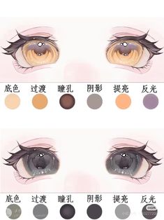 Eye Shading Tutorial Digital, Shading Pencil, Drawing Digital Art, Eye Drawing Tutorials, Bff Drawings, Anime Tutorial, Art Tools Drawing, Eye Tutorial, Anime Eye Drawing