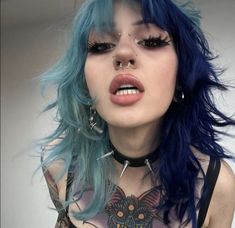 Trendy Bob, Pretty Rainbow, Rainbow Hair Color, Goth Hair, Hair Inspiration Short