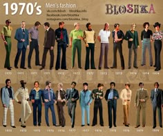 1970’s of Fashion on Behance 70s Style Men, 1970 Outfits, 70s Men Fashion, 1970s Mens Fashion, 1970 Fashion, 70s Inspired Outfits