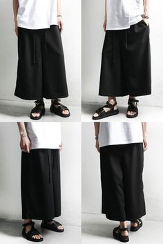 Office Ootd, Oversize Pants, Shirt Outfit Men, Brand Clothes, Japanese Street, Japanese Street Fashion, Wide Pants