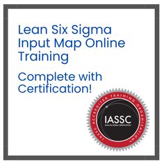 an image of a sign that says lean six sigma in front of it and the words lean six