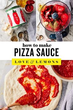 how to make pizza sauce for love and lemons