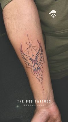 a person with a tattoo on their arm