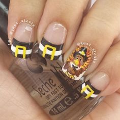 Thanksgiving Nail Art Designs, Thanksgiving Nail Art Designs, Thanksgiving Nail Ideas, November Nail, Nail Artwork