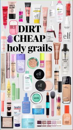 Drugstore makeup 🔛🔝#beauty #target #inspo #shopping #makeup #elf #lips #dupes #favs No Makeup Makeup Products, Nyx Setting Spray, Drugstore Concealer, No Makeup Makeup, Best Concealer, No Makeup, Cosplay Makeup