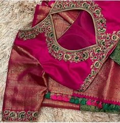 Maggam Work Blouse Designs Bridal Indian Weddings, Pochampally Blouse Designs Work, Hand Work Embroidery Blouse Design, Books Embroidery, Exclusive Blouse Designs, Hoops Embroidery, Embroidery Books