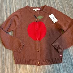 Nwt Pink Chicken Apple Sweater Size 7y. Smoke Free, Dog Friendly Home. Apple Sweater, Chicken Apple, Dog Friendly Home, Chicken Shirts, Dog Friendly, Dog Friends, Colorful Sweaters, Kids Shirts, Sweater Top