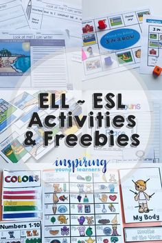 an image of ell activities and freebies