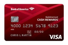 the bank of america cash reward card