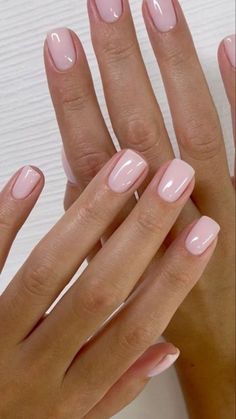 40+ Neutral Nail Designs for Every Occasion - Boss Babe Chronicles Model Nails Natural, Milky Pink Nails, Neutral Nail Designs, Kutek Disney, Milky Pink, Milky Nails, Subtle Nails, Basic Nails