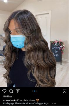 Loved In Brunette Balayage, Bronde Babylights On Dark Hair, Green Eyes Hair Color Ideas, Ashy Brunette Hair, Hair Colour For Green Eyes, Highlight Ideas, Beauty Hair Color, Cute Hair Colors