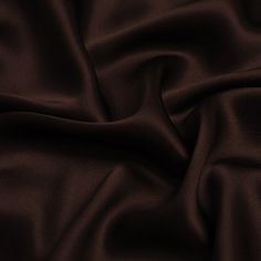 Dark Brown Fabric, Silk Wallpaper, Brown Satin, Dark Brown Color, Brown Silk, Brown Fabric, Brown Aesthetic, Silk Dyeing, Silk Charmeuse