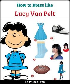 how to dress like lucy van pelt from the charlie brown book by author and costume designer