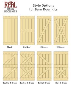 the instructions to build a barn door kit for your horse or pony's stable