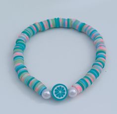 Handmade item  Clay bead bracelets Claybead Bracelet, Pulseras Aesthetic, Clay Bead Bracelets