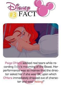 the disney character is sleeping in bed with her head resting on her hand and text that reads