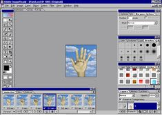 Hand Animation | Adobe ImageReady 2.0 Hand Animation, Microsoft Windows