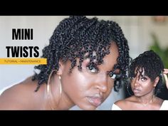 Tiny Twists Natural Hair, Mini Twists Natural Hair Short 4c Tutorial, Two Strand Twist Natural Hair Styles, Mini Two Strand Twist Natural Hair, Small Two Strand Twist Natural Hair, Styling Mini Twists Natural Hair, Products For Mini Twists, Two Strand Twist Natural Hair Short 4c, Twists On Natural Hair Short