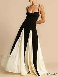 Elegant Backless Maxi Dress High Waist Maxi Dress, Socialite Style, Robes Glamour, Spaghetti Strap Maxi Dress, Elegant Maxi Dress, Backless Maxi Dresses, Sling Dress, Slim Fit Dresses, Chiffon Skirt