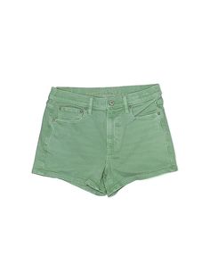 American Eagle Outfitters Denim Shorts Size: 6 Bottoms - used. 88% COTTON, 11% RECYCLED POLYESTER, 1% ELASTANE, Solid | American Eagle Outfitters Denim Shorts: Green Solid Bottoms - Size 6 Green Denim Shorts, Handbags For Women, American Eagle Outfitters, Womens Bottoms, American Eagle, Denim Shorts, Women Handbags, Size 6, For Women