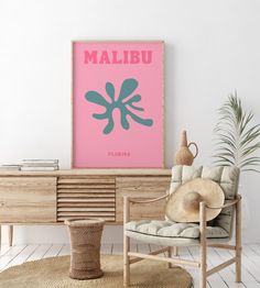 Dorm Room Decor Pink, Barbiecore Aesthetic, Murs Roses, Orange Wall Art, Preppy Room Decor, Maximalist Decor, Pink Posters, Art Pastel, Preppy Room