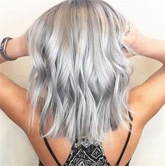 Grey Hair Wig, Platinum Hair Color, Silver Blonde Hair, Silver Highlights, On Cloud Nine, Silver Hair Color, Silver Grey Hair, Silver Blonde, Long Gray Hair