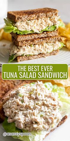 the best ever tuna salad sandwich recipe