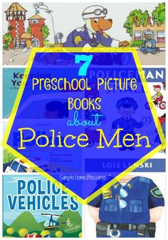 books about police men with the title 7 preschool picture books about police men