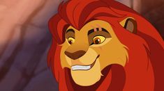 the lion from disney's live - action movie simba is shown in this image