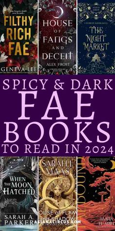 six books with text that reads spicy and dark fate books to read in 2014