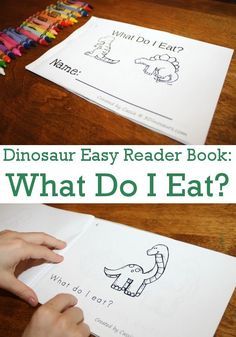 the dinosaur easy reader book what do i eat? is an easy way to teach children about dinosaurs