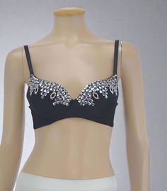 Rhinestone Bra Top 1 Rhinestone Bra Top, Decorated Bras, Rhinestone Bra, Bodysuit Tops, Bodysuit Jumpsuit, Full Body Suit, Stocking Tights, Beach Swimwear, Sweater Collection