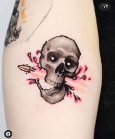 Pop Art Tattoos, Funky Tattoos, Hand Doodles, Sick Tattoo, Doodle Tattoo, Classic Tattoo, Skull Tattoos, Little Tattoos