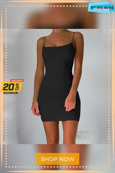 Women's Party Dress Bodycon Sheath Dress Mini Dress Black Pink Brown Sleeveless Pure Color Winter Fall Spring Spaghetti Strap Hot Weekend Summer Dress Slim S M L Xl Xxl Sleeveless Solid Slip Dress For Party, Summer Fitted Sleeveless Slip Dress, Fitted Sleeveless Slip Dress For Summer, Solid Color Sleeveless Dress For Party Season, Solid Sleeveless Dress For Party Season, Fitted Slip Dress With Spaghetti Straps, Sleeveless Solid Mini Dress For Party Season, Black Strappy Bodycon Summer Dress, Mini Dress With Straight Neckline For Night Out